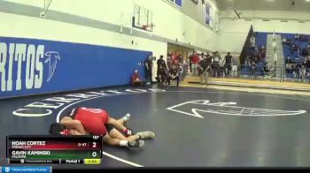 157 lbs Quarterfinal - Noah Cortez, Fresno City vs Gavin Kaminski, Palomar