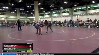 285 lbs Champ Round 1 (16 Team) - Anthony Yancey, Alpha Wrestling vs Sebastien Bazile, Cowboy Forever