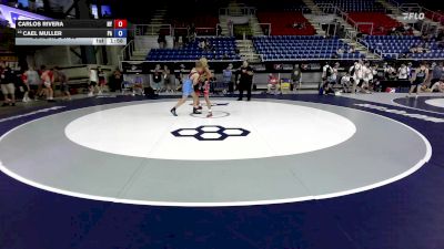 106 lbs Cons. Rd Of 32 - Carlos Rivera, NY vs Cael Muller, PA