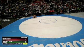 190 lbs Semifinal - Hyrum King, Spanish Fork vs Andre Leota, Olympus