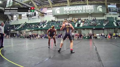 184 lbs Semifinal - Roger Addison, Arizona State vs Codei Khawaja, Michigan