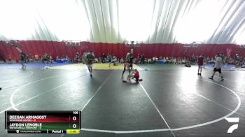 106 lbs Round 2 (16 Team) - Deegan Armagost, Wisconsin Rapids vs Jaydon LeNoble, Weyauwega-Fremont
