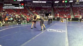 3A-215 lbs Cons. Round 3 - Holden Heideman, Linn-Mar vs Nick Milburn, Newton
