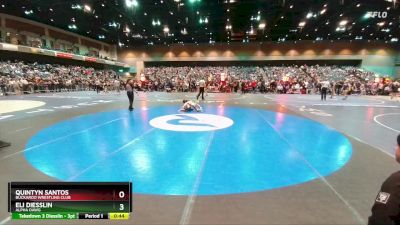 58-62 lbs Round 2 - Eli Diesslin, Alpha Dawg vs Quintyn Santos, Buckaroo Wrestling Club