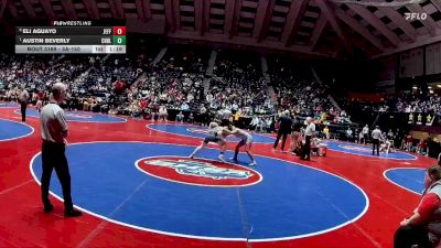 3A-150 lbs Quarterfinal - Austin Beverly, Cherokee Bluff vs Eli Aguayo, Jefferson