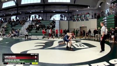 157 lbs Cons. Round 5 - Liam Kilner, The Heights School vs Brendan Boyer, Christian Brothers Academy(NJ)