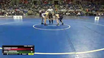 195 lbs Cons. Round 2 - Nick Anderson, Hettinger/Scranton/Bison vs Connor Harvey, Bishop Ryan
