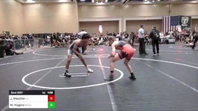 130 lbs Quarterfinal - Jake Mescher, All In Wr Acd vs Miles Higgins, Moanalua White