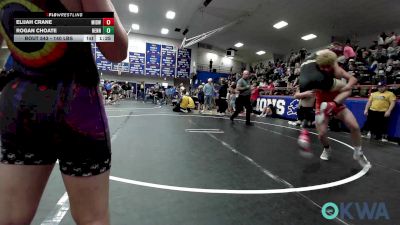 140 lbs Rr Rnd 2 - Elijah Crane, Midwest City Bombers Youth Wrestling Club vs Rogan Choate, Hennessey Takedown Club