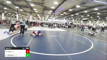 90 lbs Quarterfinal - Hayden Nozie, Grindhouse WC vs Hayden Wegener, Stampede WC