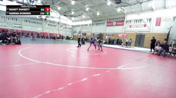 110 lbs Cons. Round 3 - Shanty Doherty, Ukiah vs Sabrina Downing, College Park