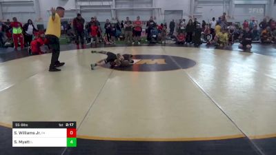 55-B lbs Quarterfinal - Shane Williams Jr., PA vs Samuel Myatt, IL