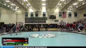 182 lbs Semifinal - Charlie Nichols, Central vs Cal Sidwell, Eaton