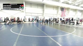 132 lbs Champ. Round 2 - Simon Boyer, Timpanogos vs Gage Nielson, Canyon View