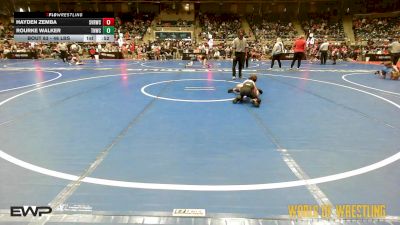 46 lbs Quarterfinal - Hayden Zemba, Steel Valley Renegades vs Rourke Walker, Top Notch Wrestling Club