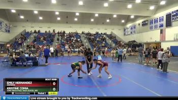 126 lbs Quarterfinal - Emily Hernandez, Hueneme vs Kristine Comia, Long Beach Poly High School Wr