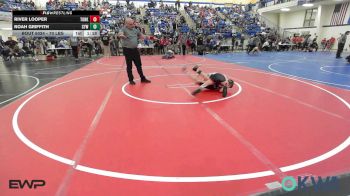 70 lbs Rr Rnd 1 - River Looper, Tonkawa Takedown Club vs Noah Griffith, Coweta Tiger Wrestling