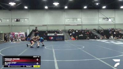 100 lbs Placement Matches (8 Team) - Teghan Moore, Wisconsin vs Elijah Hyet, Iowa