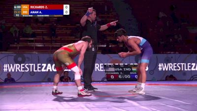 57 kg 3rd Place - Zane Richards, USA vs Aman Aman, IND