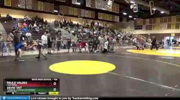 106 lbs Round 2 - Paulo Valdez, California vs Devin Tait, Temescal Canyon High School Wrestling