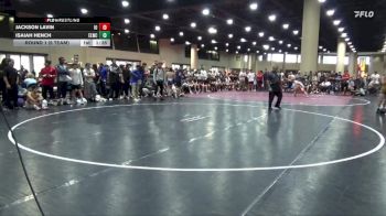 120 lbs Round 1 (6 Team) - Jackson Lavin, Indiana Outlaws vs Isaiah Hench, Elevation WC