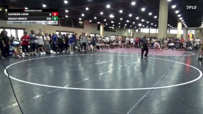 120 lbs Round 1 (6 Team) - Jackson Lavin, Indiana Outlaws vs Isaiah Hench, Elevation WC