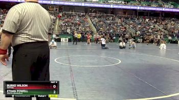 2A 150 lbs Cons. Round 1 - Burke Wilson, Patton vs Ethan Powell, South Granville