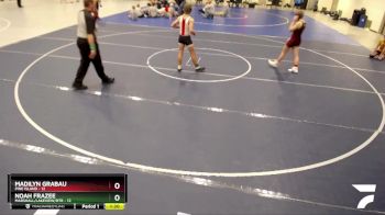 135 lbs Semis (4 Team) - Noah Frazee, Marshall/Lakeview/RTR vs Madilyn Grabau, Pine Island