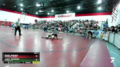 157 lbs Cons. Round 2 - Amen Johnson, Laguna Hills vs Jesse Jimenez, Centennial Corona