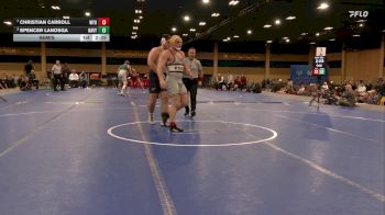 285 lbs Semis - Christian Carroll, Wyoming vs Spencer Lanosga, Navy