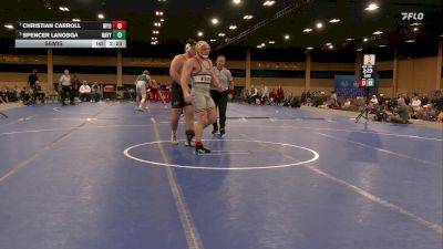 285 lbs Semis - Christian Carroll, Wyoming vs Spencer Lanosga, Navy