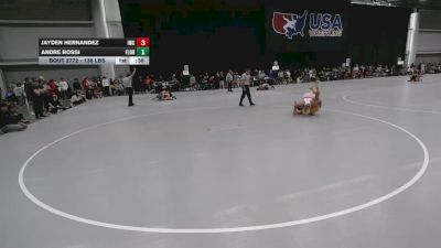 138 lbs Champ. Rd Of 128 - Jayden Hernandez, ISI Wrestling Club vs Andre Rossi, Florida