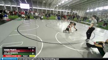 110 lbs Quarterfinal - Nolan Roberts, All-Phase WC vs Ryker Pruett, Team Bucs - North Bend WC