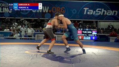 87 kg Round Of 16 - Muhutdin Saricicek, Tur vs Mario Vukovic, Srb