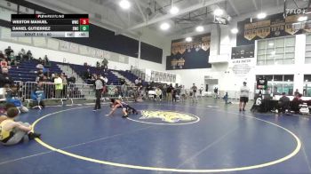 60 lbs Round 1 - Weston Manuel, Wrightwood Wrestling Club vs Daniel Gutierrez, Sting Wrestling Club