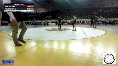 84 lbs Round Of 16 - Sam Nelson, Saint's Wrestling Club vs Titus Marple, Tuttle Wrestling Club