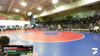 175 lbs Cons. Round 4 - Matin Ghanavat, Capo Valley vs Skyler Swaine, Royal