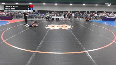 106 lbs Consi Of 8 #1 - Cameron Hodge, TX vs BryLee Irsik, NE