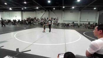 54 lbs Round Of 16 - Suho Kwak, Salem Elite Mat Club vs Alaina Saavedra, Top Rank Hammers