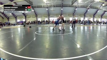 149 lbs Champ. Round 2 - Nathan Higley, Unattached vs Cheaney Schoeff, Edinboro