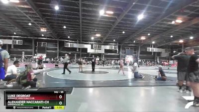 95 lbs Round 4 - Alexander Naccarati-Cholo, Grindhouse WC vs Luke DeGroat, Dominate Wrestling Club