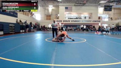 141 lbs Round 3 (6 Team) - Evan Rodriguez, Cowley College vs Ethan Boulton, North Idaho College