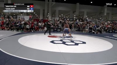 70 lbs Champ. Round 3 - Brayton Lee, Indiana RTC vs Doug Zapf, Pennsylvania RTC