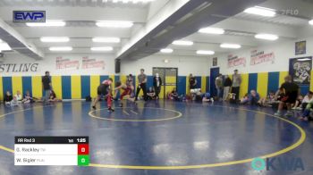 130 lbs Rr Rnd 3 - Gage Rackley, Tuttle Wrestling vs Wyatt Sigler, Plainview Youth Wrestling Club