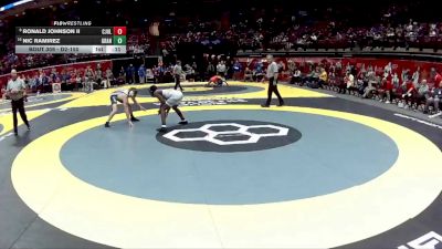 D2-150 lbs Cons. Round 1 - Nic Ramirez, Granville vs Ronald Johnson II, Cham. Julienne