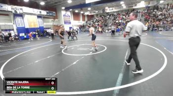 157 lbs Champ. Round 1 - Ben De La Torre, South Hills vs Vicente Najera, Mayfair
