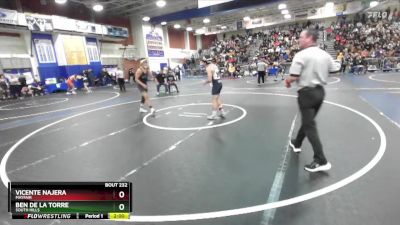 157 lbs Champ. Round 1 - Ben De La Torre, South Hills vs Vicente Najera, Mayfair