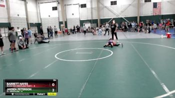 70 lbs Round 3 (8 Team) - Barrett Hayes, Black Fox Wrestling Team 1 vs Myer Engel, G.I. Grapplers