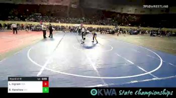 123 lbs Round Of 16 - Lei'Lani Ingram, HURRICANE WRESTLING ACADEMY vs Bailie Hanshew, Sallisaw Takedown Club