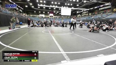 76 lbs Round 5 (6 Team) - Colby Yelton, Kansas Warriors 1 vs Bentlee Potter, Prodigy NDT